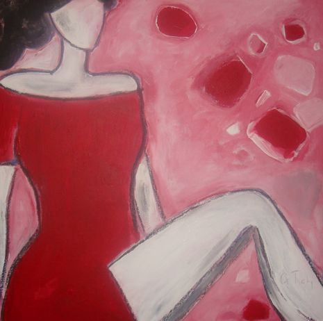 Lady In Red2 - Peinture - ALTAIR