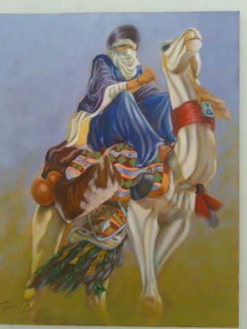 L'artiste youyo-art - cavalier de sahara