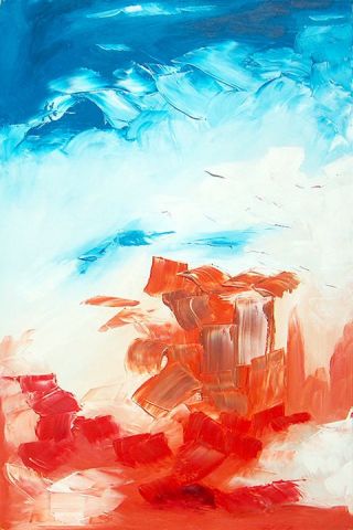 Suite rouge - 9 - Peinture - Normandeau Jean