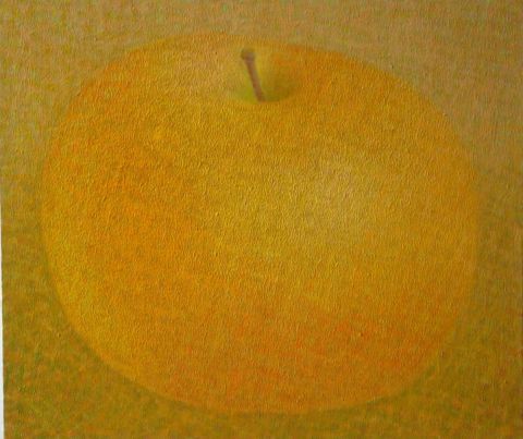 yellow apple - Peinture - flori