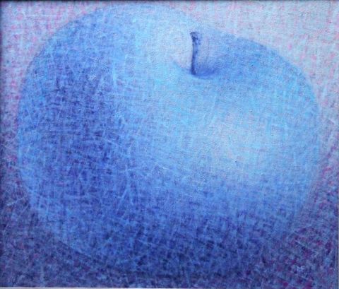 blue apple - Peinture - flori