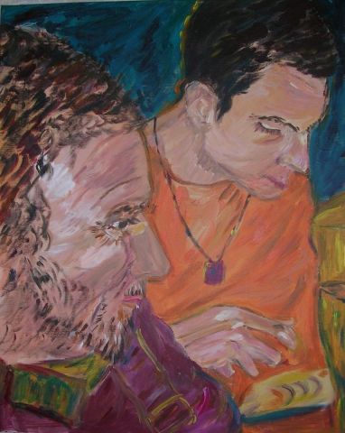 L'artiste NADINE FERNANDEZ - Père et fils