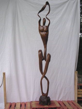 Mademoiselle Mobïus - Sculpture - Yvanj