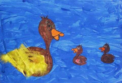 L'artiste Chikirou Hamo - Les trois petits canards