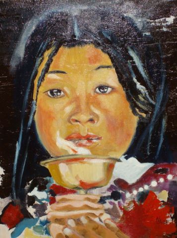 L'artiste VA - la tibétaine