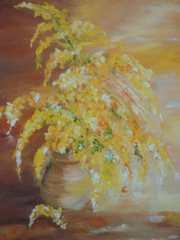 L'artiste MON' - Bouquet de mimosas