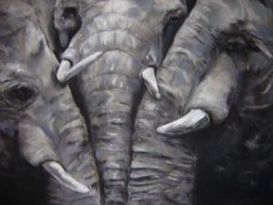 Voir cette oeuvre de Mc Palcowski-Collin: éléphants