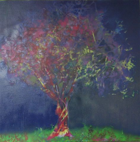 L'arbre de la patience - Peinture - Eric STRUB