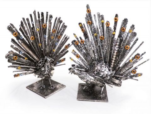 Et Paon - Sculpture - Bene