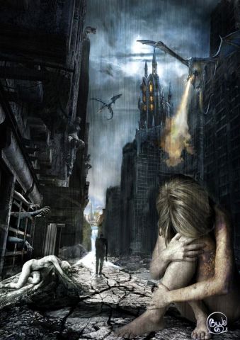 Mauvais r�ve - Art numerique - Bulot