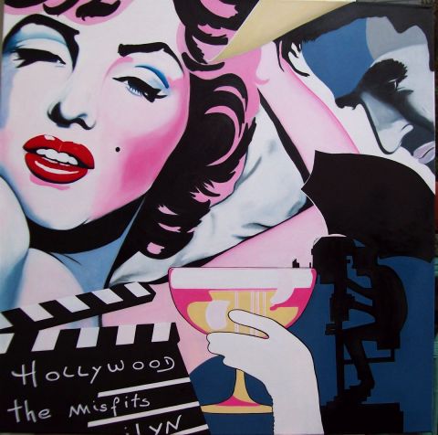 Marilyn  1 - Peinture - francoise ader
