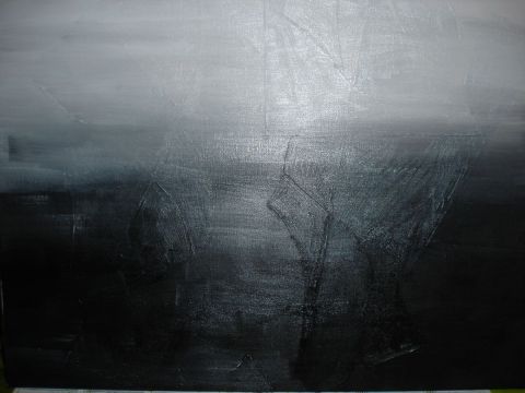 brouillard1 - Peinture - BRIGITTE BASPEYRAS