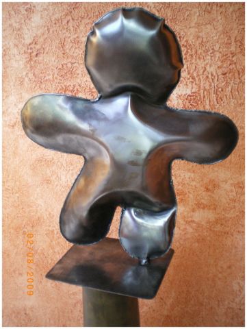 N�5 - Pti Bonhomme - Sculpture - Henri IGLESIS