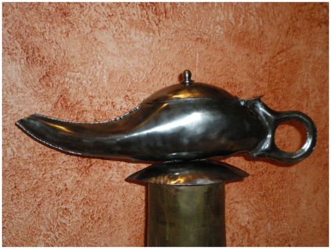 N�10 - Lampe magique - Sculpture - Henri IGLESIS