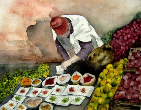 L'artiste valerie sorbets - marchand d'épices