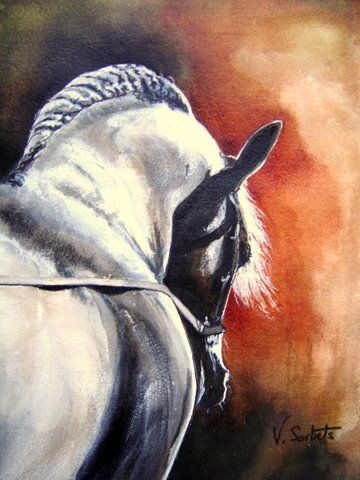 Longues r�nes - Peinture - valerie sorbets