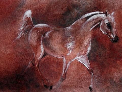 Ocre rouge - Peinture - valerie sorbets