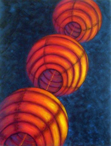 lanternes - Peinture - BETTY-M peintre