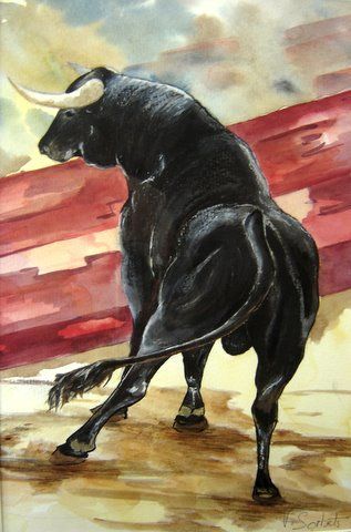 Toro - Peinture - valerie sorbets
