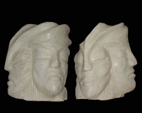 visage.1. - Sculpture - Bernard CHOPIN 