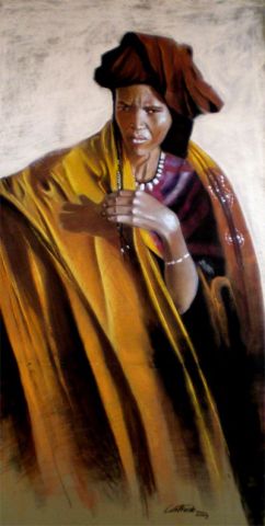 L'artiste Latrache - Femme peule