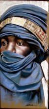 L'artiste Latrache - Guerrier tuareg