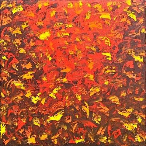 dans l'�tre de mon feu int�rieur - Peinture - Oria