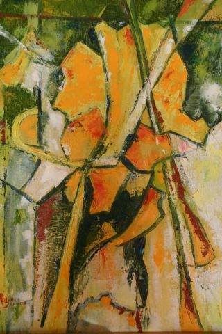 IRIS ART DECO - Peinture - Arlette G SAUSSE