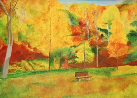 automne 2 - Peinture - patrick incognito