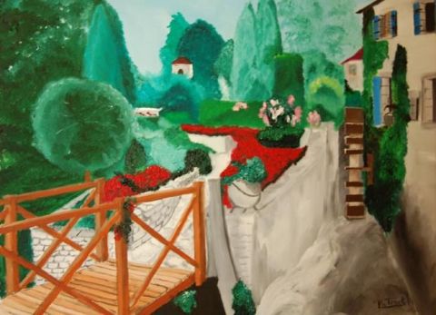moulin � eau - Peinture - patrick incognito