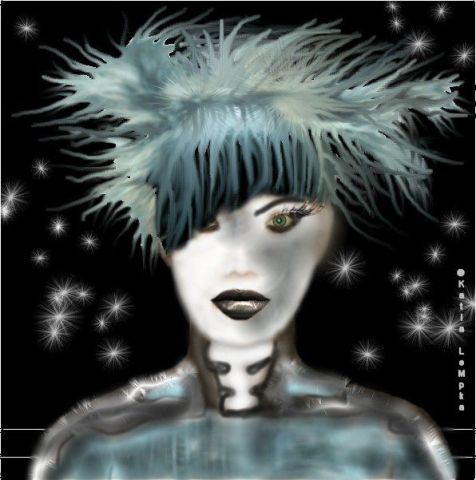 Luna - Art numerique - Katia Lempka