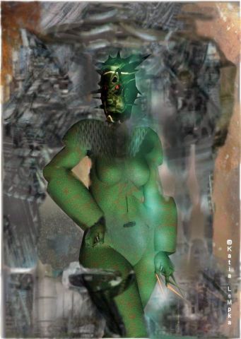 Mother Green - Art numerique - Katia Lempka