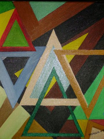 triangles or not triangles - Peinture - drallih
