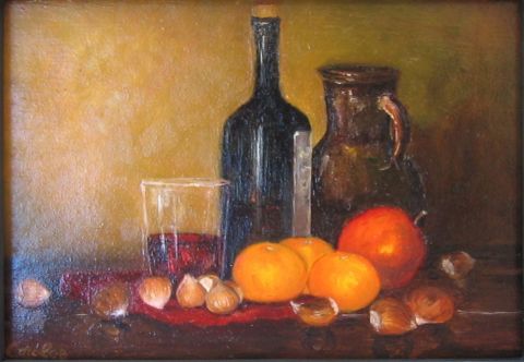 les mandarines - Peinture - Coral Lefaix