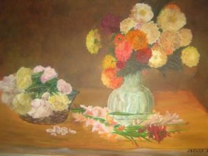 Voir cette oeuvre de Delphine S: Composition florale