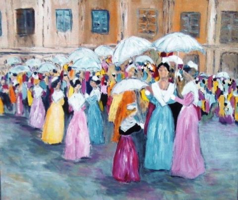 Arl�siennes - Peinture - Catherine CHAIX