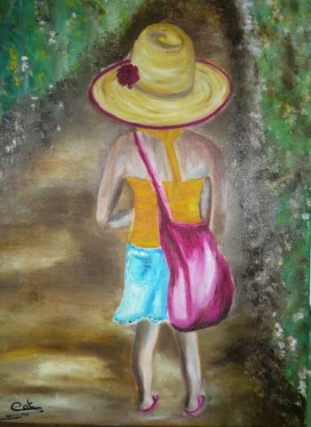 Lucie - Peinture - Catherine CHAIX