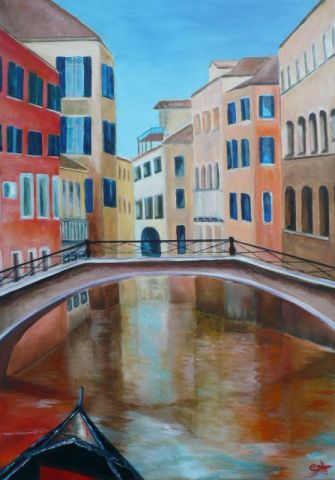 Venise - Peinture - Catherine CHAIX