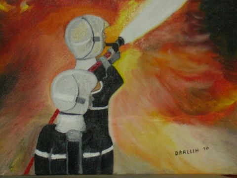  L'ATTAQUE - Peinture - drallih