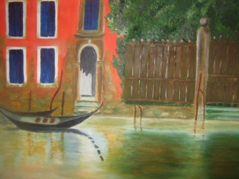 Venise - Peinture - Delphine S