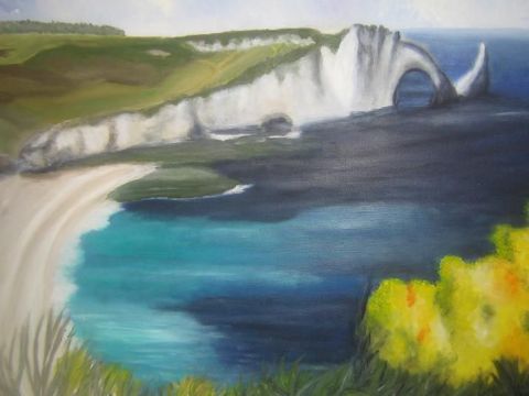 Falaises - Peinture - Delphine S