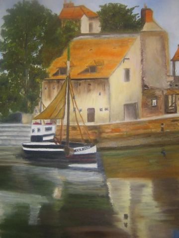 Honfleur - Peinture - Delphine S