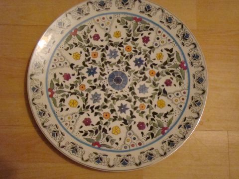 Plat iznik d'Europe - Artisanat - jocelyne