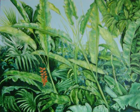 Amazonie - Peinture - francis sabater
