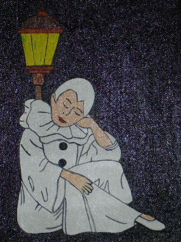 le r�verb�re - Peinture - drallih