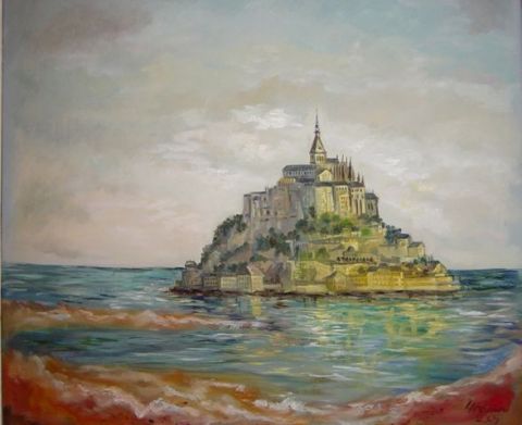 Mont Saint Michel - Peinture - George PANTURU