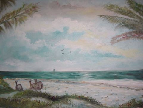 L'Ocean Indien  - Peinture - George PANTURU