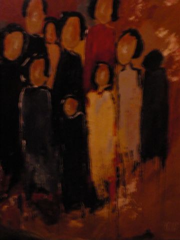 personnages - Peinture - josiane couret