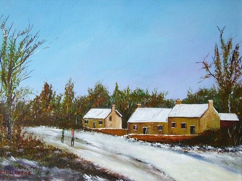 NEIGE AU PRINTEMPS - Peinture - J-PAUL TAILLANDIER
