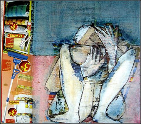 Sieste � Rio - Collage - Guy Garnier